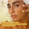 Ziivva 24K Gold Exfoliating Gel, Peeling Gel Scrub Face Body Skin, 100% 24K Gold Peeling Gel Face Scrub