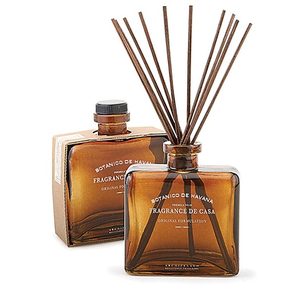 Archipelago Botanicals Botanico de Havana Diffuser | Includes Fragrance Oil, Decorative Wooden Cap and 10 Diffuser Reeds | Perfect for Home, Office or a Gift (7.85 fl oz)