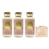 Bath & Body Works Sun Blooms & Suede 3 Pack Daily Nourishing Body Lotion Bundle with a Himalayan Salts Springs Bar Soap - Full Size