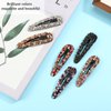 Chuangdi 12 Pieces Rhinestone Hair Clip, AB Crystal Metal Hair Clips, Crystal Hairpins Wedding Decorative Hair Clips Hair Accessories for Women Girls