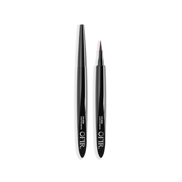 OFIR Eye Edge Liquid Eyeliner Pen | Waterproof Ultra Matte Formula, Soft Tip for Precise Application | Smudge Proof Eyeliner with Easy Flow Design | Deep Rich Brown (Carob) | 0.04 Fl Oz