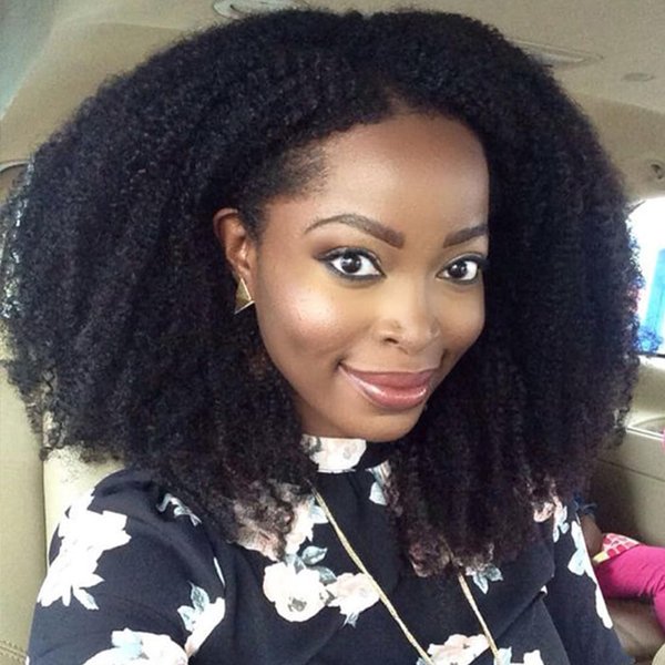 ZigZag Hair Afro Kinky Curly Clip In Human Hair Extensions Brazilian Virgin African American 4B 4C Clip in Hair Extensions Natural Clip Ins For Black Women (12inch, 4B 4C)