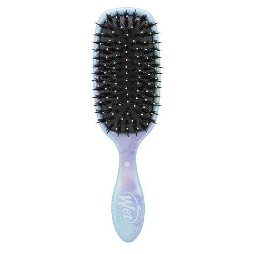 Wet Brush Shine Enhancer Paddle Brush, Color Wash Splatter - Hair Detangler Brush with Ultra Soft Bristles, Infused With Natural Argan Oil, Shiny Detangle & Smooth Hair, Wet or Dry, For All Hair Types