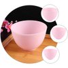 3Pcs Silicone Facial Mixing Bowl DIY Face Bowl for Home Use, Facial (Pink)