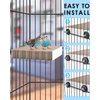 KATUMO Bird Toys, 7.8 Inch Paper Parakeet Shredding Chewing Toys Parrot Perch Platform Conure Foraging Toys for Budgie Cockatiel Lovebird Small Birds