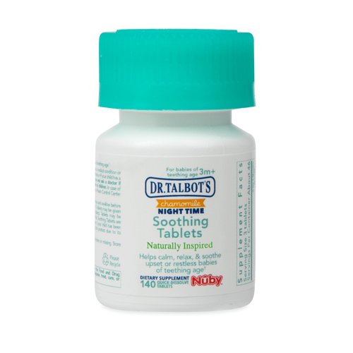 Dr. Talbot's Night Time Chamomile Soothing Tablets, Naturally Inspired, Quick Dissolve, 140 Count