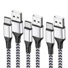 GHNTJAP USB C Cable, [3 Pack, 1.5ft] USB to USB C Cable 3A Fast Charge, USB A to USB C Charger Cord Braided Compatible with for iPhone 15, for Galaxy S24 S23 S10, Moto,Pixel