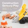 Inspire My Play 25 x Mini Silicone Building Blocks for Sensory Play and Messy Play - Construction Sensory Bin Filler - Creativity for Kids Sensory Bin