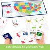 The 50 States Game - US Geography Board Game - Educational Game for Kids & Adults - Fun Learning for Teenage Boys & Girls