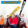 Octaday 18 Pack 32 inch Inflatable Baseball Bat Blow up Baseball Bat bulk Inflates Baseball Bat Toy for Kids and Adults Summer Pool Baseball Theme Party Supplies, 9 Colors