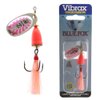 Blue Fox Classic Vibrax 03 Glow 1/4 Oz Fishing lure (Glow Pink & Orange, Size- 2.63)