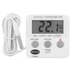 Refrigerator Thermometer Digital - Fridge and Freezer Alarm Alert When Temperatures Drop - Ideal Fridge Freezer Thermometer with Alarm and Max Min