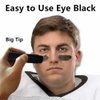 Go Ho 6 PCS Eye Black,Eye Black Stick for Sports,Easy to Color Black Face Paint Eye Black Football/Baseball/Softball,Football Stick Sports Eye Black Stick,Black Eye Makeup