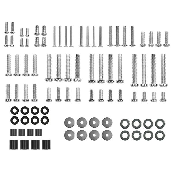 Mount-It! TV Mounting Hardware Kit, Universal VESA Wall Mount Screw, Washer, Spacer Pack (M4 M5 M6 M8) for TV and Monitor Mounting