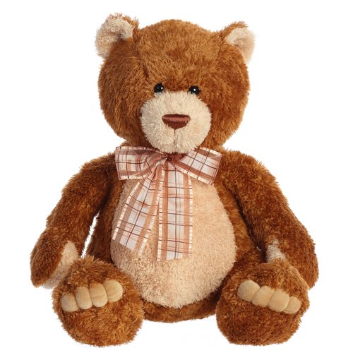 Aurora® Snuggly Bear Brown Sugar™ Stuffed Animal - Comforting Companion - Imaginative Play - 22 Inches
