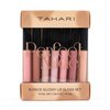 Tahari 15pc Lip Gloss Collection, Matte Nude Lip Glosses for Women and Girls, Long Lasting Color Lip Gloss Set with Rich Varied Colors