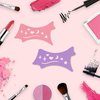 2Pcs Eyeliner Stencils, Silicone Winged Eyeliner Eyelash Lip Line Aid Mascara Shield Applicator Guard Pads, Reusable Eyeshadow Pattern Aid Tool, Multifunctional Eye Makeup Tool for Beginners