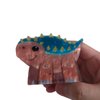 Novelty Brown Ankylosaurus Dinosaur Hair Clip,Acetate Claw Clips,Hair Clips for Women