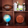 Acrylic Ball Stand Holder Display Stand for Football Basketball Soccer Ball Holder,Volleyball Rugby Ball Sports Ball Storage Rack,Trophy Autograph Memorabilia Display Cases (3.54x1.3 inch, Black)