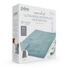 Pure Enrichment® PureRelief® Ultra-Wide Microplush Heating Pad - 20” x 24” XXL Size & 6 Heat Settings for Temporary Neck, Shoulder & Back Pain Relief - Moist Heat Option & Machine Washable (Sea Glass)