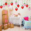 60 Pcs Strawberry Party Decorations Strawberry Hanging Swirl Berry First Birthday Banners Strawberry Foil Swirls Ceiling for Kids Girls Strawberry Baby Shower 1st Birthday Theme Party Favor Supplies