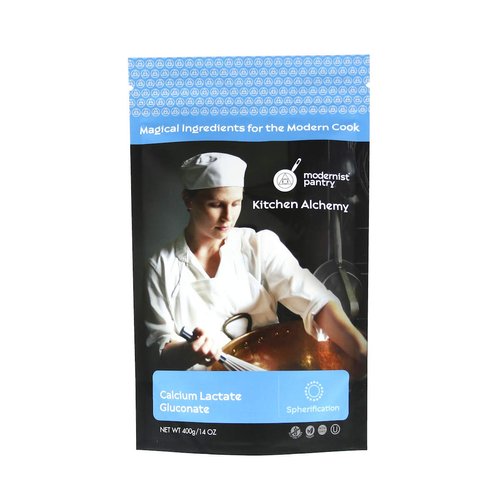 Pure Calcium Lactate Gluconate Vegan OU Kosher Certified - 400g/14oz