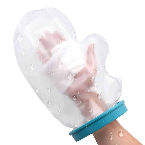 Waterproof Cast Covers for Shower Hand Adult, Cast Protector for Broken Wrist, Reusable Adult Half Arm Cast Sleeve Bag Hand Cast Cover for Swimming Bathing Arm Hand Wrist Finger, Keep Wounds Dry