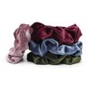 Velvet Scrunchies With Pocket Zipper Hair Ties for Women Big Vsco Girl Stuff Scrunchy Hidden Hair Scrunchie Ponytail Holder Elastic Bands Gift for Friend