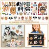 122Pcs Dog Party Favors Gift Set for Kids Dog Birthday Party Supplies Include 12 Dog DIY Face Stickers 12 Dog Bags 12 Keychains 12 Bracelets 50 Stickers for Puppy Party Favors