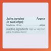 Simethicone 180mg Softgels Anti-Gas Generic for Phazyme Ultra Strength 6 PACK of 60 Softgels, Total 360 Softgels.