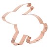 Folk Art Bunny Rabbit Copper Cookie Cutter