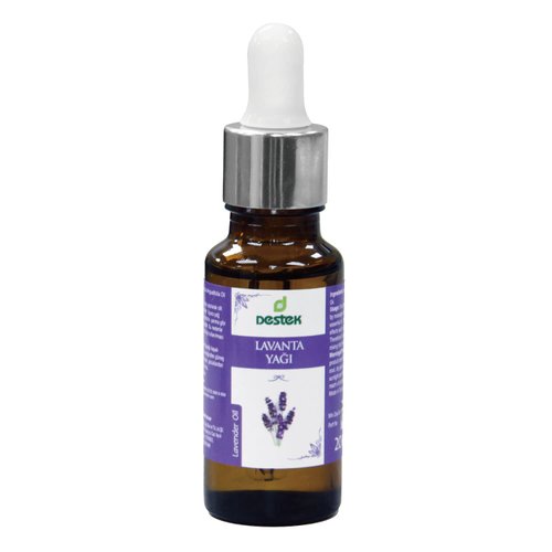 Destek Turkish Lavender Essential Oil for Facial & Skin Care - Pure & Natural Ingredients Relieves & Moisturizes Skin - Great for Face, Body, Hair & Diffuser Scents