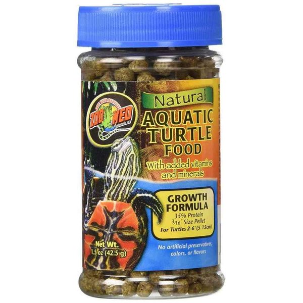 Zoo Med Aquatic Turtle Food Growth Formula [Set of 2] Size: 1.85 Oz.