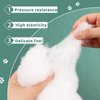 50g Polyester Fill, Premium Polyester Fiberfill, Recycled Polyester Fiber, High Resilience Stuffing Fluff Fiberfill for Pillow Filling, Christmas Dolls DIY, and Home Decors Projects
