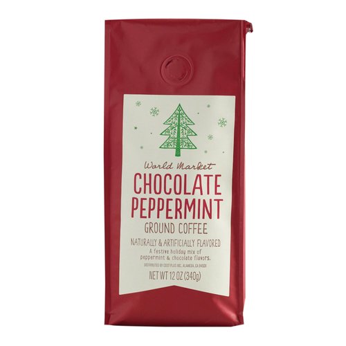 World Market Holiday Limited Edition Ground Coffee (Chocolate Peppermint, 1 Pack)