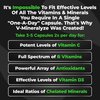Species Nutrition V-Mineralyze All-Purpose Multivitamin, Vitamin C and D3, Chelated Minerals, Blueberry Extract with Anti-Oxidant Properties, 300 Capsules