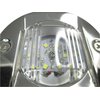 Pactrade Marine Boat 3 Inches Round Transom Interior Light LED Stern Anchor Light Stainless Steel Splashproof Flush Mount for Fishing Boat Pontoon Kayak