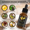 Blushing Max Organic Rosemary Mint Hair Growth & Strengthening Serum - Peppermint, Castor, Coconut, Ginger Oils, Biotin, Scalp Treatment for Moisturizing and Hair Growth