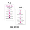 Lash Lift + Tint Aftercare Instruction Cards | 50 Pack | 2 x 3.5” inches Business Card Size | Eyelash Lift and Tint Kit at Home DIY aftercare Supplies | White with Pink Icon Design