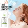Daily SPF 50+ PA++++ Face Sunscreen Moisturizer,Hydrating Non-greasy Sunscreen for Face,No White Cast,Lightweight Sunscreen Cream,Gentle Tinted Facial Moisturizer for All Skin Types