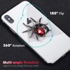 XiXiYang Metallic Spider Phone Ring Holder Grip, 2 pcs Spider Phone Based Holder Stand for Desk-Expandable Phone Grip Stand with 360° Rotatable Phone Ring Holde Compatible with All Smartphone