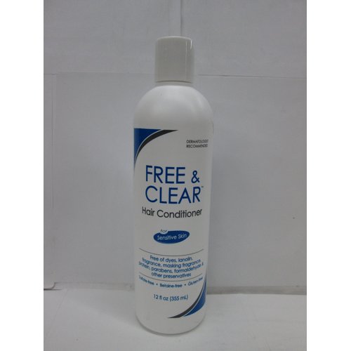 Free & Clear Hair Conditioner for Sensitive Skin 12 fl oz Pack of (3)
