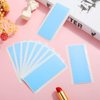 Mabor 120Pcs Tape for Hair Extensions, 1.58 x 0.32 Inch Double Sided Hair Tape Blue Adhesive Human Hair Tape for Replacement Tape, Wig Tape Beauty Tools