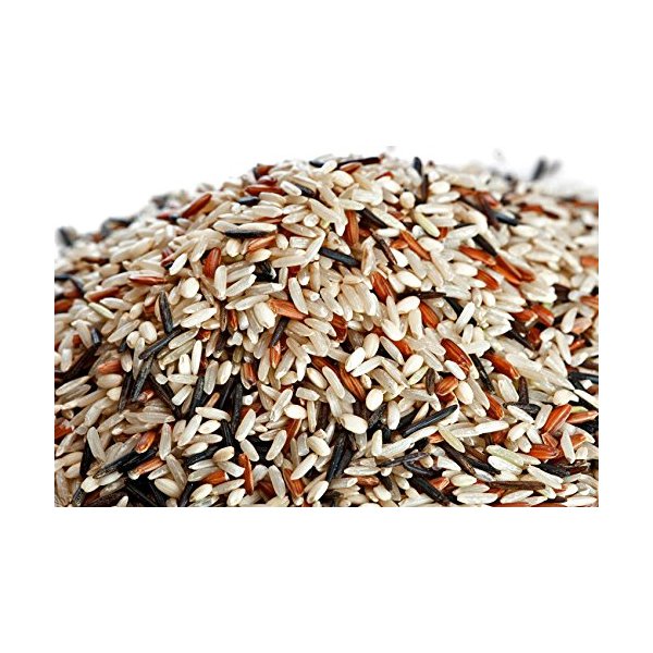 Wild-Rice-Gourmet-Blend-Black-Brown-and-Red-GMO-free-Premium-Quality (5 LB)