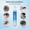5% Caffeine Eye Serum, Anti-Aging Under Eye Roller Cream for Dark Circles Puffiness Wrinkles and Fine Lines, Korean Eye Care Cream with 360°Massage Ball, Eye Bags Treatment for Men and Women