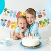 GLASNES Beach Happy Birthday Banner Pool Party Supplies Hawaiian Beach Tropical Swimming Theme Happy Birthday Decor Supplies