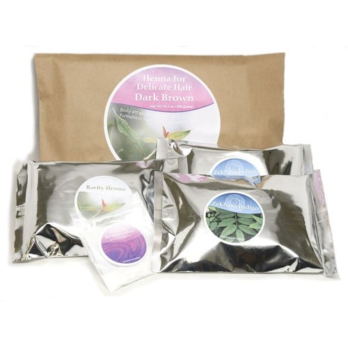 100% Natural Henna for natural hair -Dark Brown henna hair dye - Best henna hair dye for natural ...