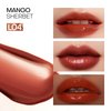 Mistine Lip Gloss Thai latte Long Lasting Lip Glaze Non-sticky Lip Tint Gloss with 1% Peptide Glossy Finish L04 Mango Sherbet 0.1 fl oz 1 Count
