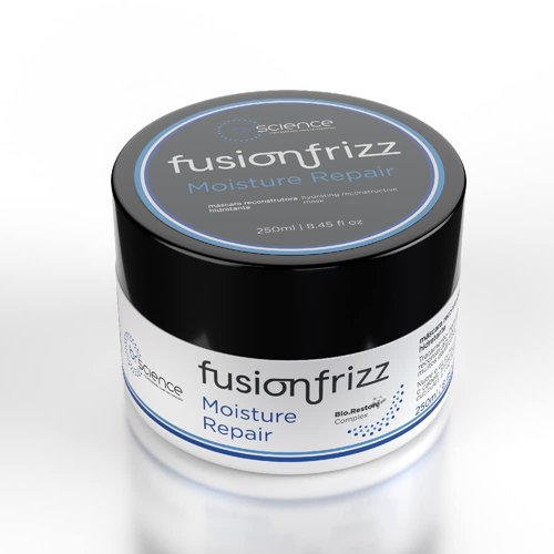 BR Science | Fusion Frizz Moisture Repair Hair Mask | Moisturizing And Reconstructive Treatment For Damaged Hair | 250 ml / 8.45 fl.oz.