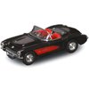1957 Chevy Corvette Convertible Black 1/43 Diecast Model Car by Road Signature 94209bk